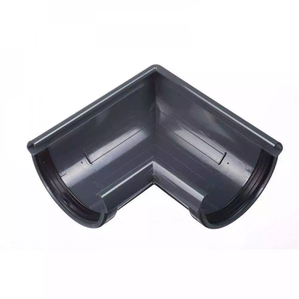 Угловой элемент 90˚ Docke LUX (140 мм) графит, карбон, шоколад, пломбир