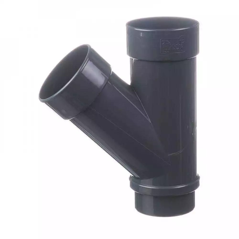 Тройник 45˚ Docke LUX (100 мм) графит, карбон, шоколад, пломбир