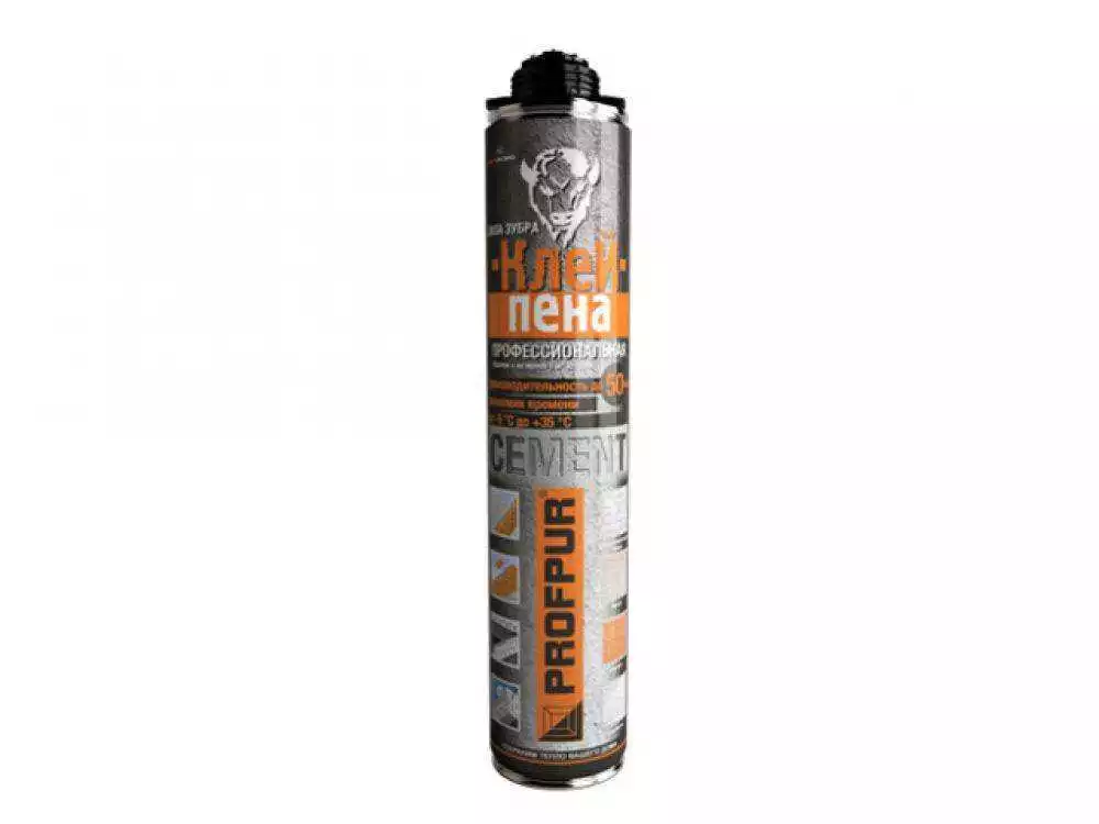 КЛЕЙ-ПЕНА CEMENT PROFPUR, 850 МЛ
