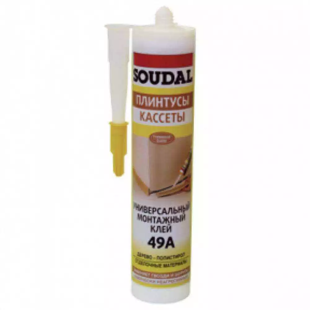 Клей монтажный универсальный "Soudal" 49А 280 мл