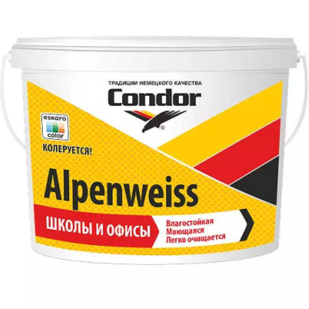 Краска CONDOR Alpenweiss (7.5кг, белый)