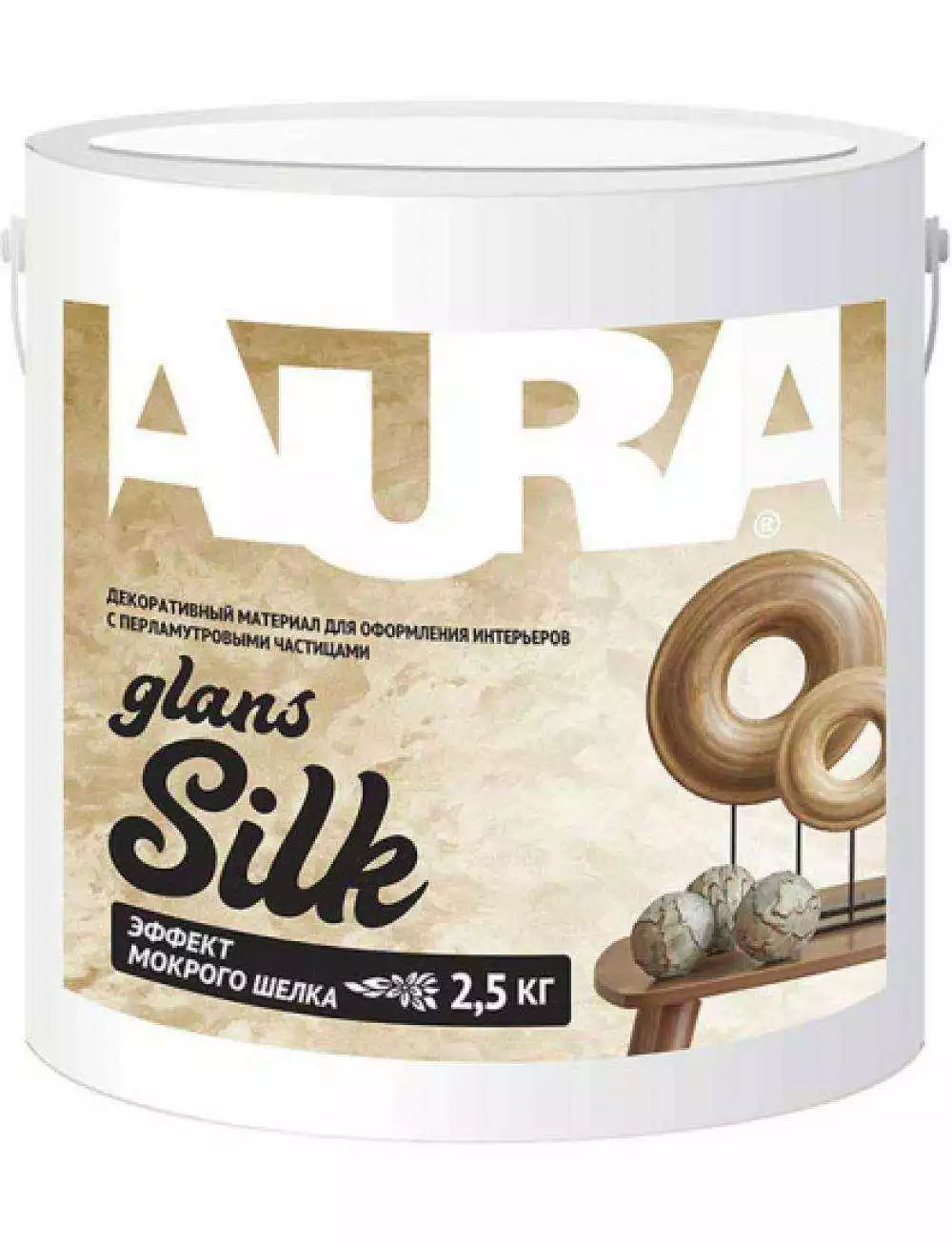 Материал декоративный акриловый лакокрасочный «Silk Glans» 1 кг