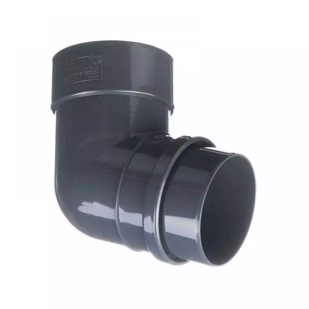 Колено 45˚ Docke LUX (100 мм) графит, карбон, шоколад, пломбир