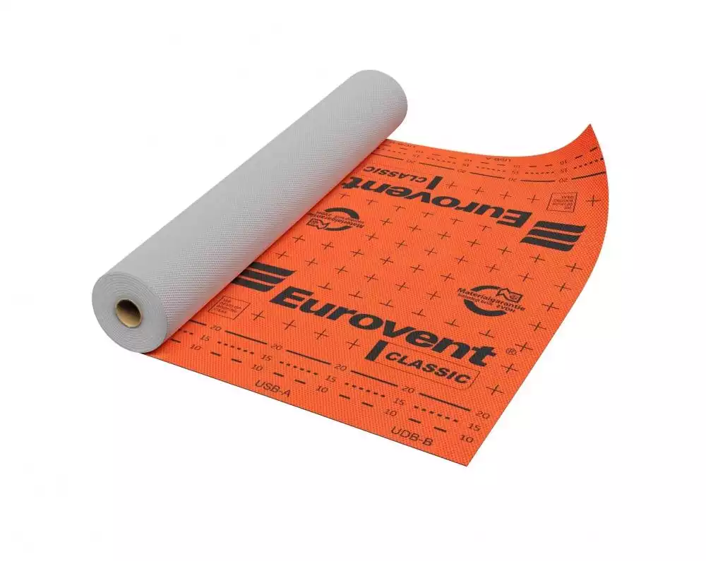 Eurovent Classic 3-х слойная супердиффузионная кровельная мембрана 1,5х50=75м2