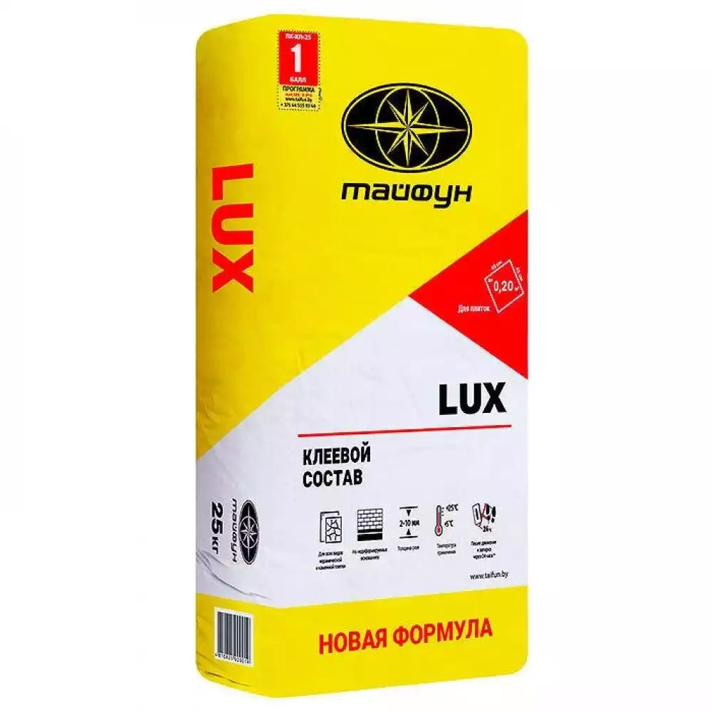 КЛЕЕВОЙ СОСТАВ LUX 25кг (Тайфун)