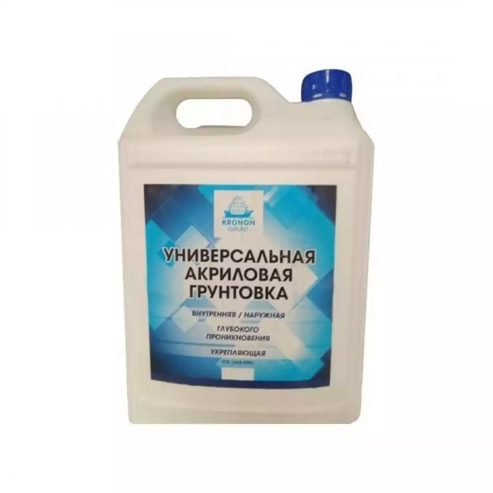 Грунтовка KRONON-GRUNT универсальная акриловая 5кг